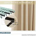 PONY DANCE Eyelet Thermal Curtains, W52xL84inches, 1 Panel, Biscotti Beige image 6