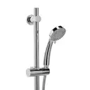 Croydex Essentials Chrome Shower Set - Riser Rail/Shower Head/Hose image 1