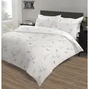 NightComfort Duvet Cover Set Vanessa Reversible Grey Double image 3