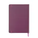 Jubiluu Carnet ligné A5 à couverture rigide texturée avec marque-pages et élastique - Plum Journal image 1