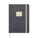 JUBILUU Carnet ligné A5 à couverture rigide en tissu floral 96 pages - Midnight Blossom image 0