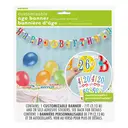 Unique Party Happy Birthday Letter Banner & Numbers, 2.13m image 1