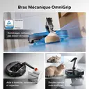 roborock Saros Z70 Aspirateur robot avec fonction de lavage, bras OmniGrip, prise en charge par IA, puissance d'aspiration de 22 000 Pa, ultra-fin de 7,98 cm, support FlexiArm, châssis AdaptiLift, lavage et séchage de la serpillière à l'eau chaude (Argent) image 5