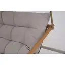 ENVY Hängesofa, staubgrau, Naturholz image 1