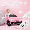AIYAPLAY Volkswagen Beetle Licensed Ride on Car, 12V Kids Electric Car with Remote Control, 4 Spring Suspension Wheels, Soft  image 7