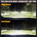 BULLVISION H7/H11/H4/9005/9006 Bulbs 20000LM 300% Brightness Car LED Bulb Set 6000K Cool White for Cars image 7