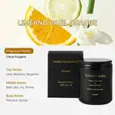 Zooly All-Black Bougie parfumée en pot en céramique senteur citron vert, basilic et mandarine - 200 g image 1