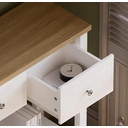 Vida Designs Console Table Arlington 3 Drawers White/Oak Effect image 2