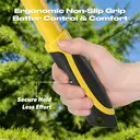 GARTOL Taille-branche à lames franches 66 cm, haute résistance – coupe-branches avec lame en acier SK5, poignées absorbant les chocs, capacité de coupe jusqu’à 4 cm, taille-branches de jardin durable image 3