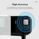 SENSSUN Body Fat Scales Digital Personal Scales with App, Smart Scales Bluetooth Body Analysis Scales with Body Composition Function, 150 kg/330 LB, 26 x 26 cm, LED Display (Black) image 5