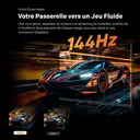METZ 55MNE8000Z TV MiniLED 144 Hz 55 pouces (140 cm), QLED+ UHD, HDR10+, Smart TV Google, Dolby Vision Atmos, HDMI 2.1, MEMC, Upscaling 4K AI, protection des yeux (faible lumière bleue, sans scintillement) image 5