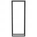 Vertical Firewood Storage Rack Sturdy Metal Log Holder Large-Capacity Freestanding Organizer for Fireplace Patio Home image 2