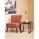 Interiors by Premier Side Tables Nested Depok Square Black/Rattan 2pcs image 4