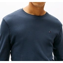 Tommy Hilfiger TJM Original T-shirt côtelé à manches longues pour homme noir iris - S image 1