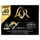 L'OR Espresso Ristretto 40 Coffee Pods Intensity 11 208g image 3