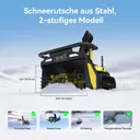 Yarbo Schneefräse, mit 24/7 autonomer Räumung und Selbstaufladung – Intelligente AI-Navigationsbasisstation mit 500 Pfund (ca. 227 kg) Zugkraft und Allwetter-Beständigkeit. Vollautomatischer Schneefräsen-Roboter: 24/7 autonome Schneeräumung für große Grundstücke, bewältigt Steigungen bis zu 36%, 30 cm Aufnahmehöhe & einstellbarer Schneewurf von 1,8-12 m | Intelligente, mühelose Winterlösung image 4
