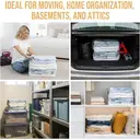 TAILI 6 Pack Vacuum Storage Bags, Jumbo Cube (31x40x15 Inch), Extra Large Vacuum Seal Bags for Clothing, Comforters, Blankets, Bedding, Closet Organization Space Saving, Cream image 7