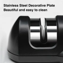 HuoHou Dual-Wheel Knife Sharpener with Suction Base – Diamond & Ceramic Sharpening Wheels, One-Hand Operation, Safe and Compact Design for Kitchen Use image 7