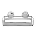 Croydex Stick 'n' Lock Shower Caddy - Chrome image 1