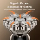 Qiman8005 Head Shavers for Bald Men 7D Floating Wet & Dry Electric Razor for Bald Heads with LED Smart Display  image 2