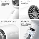 JISULIFE Life10 Ventilateur portable - Blanc image 6