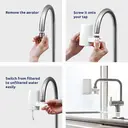 Tappwater Ultra Tap Water Filter System, Advanced Tap Water Purifier Reduces 100+ Substances - T1U-N101 image 3
