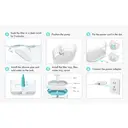 PETLIBRO Capsule Water Fountain 2.1L – Quiet Pet Fountain, Blue image 9