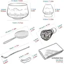 TEANAGOO Matcha Set (7 Pcs) with Bowl, Bamboo Whisk (Chasen), Scoop (Chashaku) and Holder, Celadon Blue, Green Tea Powder image 7