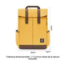 NINETYGO College-Style Dual-Shoulder Backpack, Extra-Large Capacity, Student Laptop Backpack, Book Bag for School and Work, Yellow, 4-Level Water-Resistant, 900D Reinforced Heavy-Duty Fabric, Fits Laptops up to 15.6 Inches-New Arrivals image 8