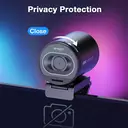 EMEET 4K Webcam with Sony Sensor, PDAF Autofocus, Noise-Reducing Microphones, Adjustable 73° FOV, Privacy Cover, Plug & Play USB Webcam + Tripod image 7