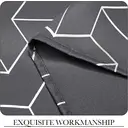 PONY DANCE Stores occultants imprimé aluminisé avec œillets, Lot de 2, L 140 x H 245 cm (L 55 x H 96 pouces), Gris image 8