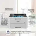 Brother HL-L3220CWE Colour Wireless LED Printer with EcoPro Subscription， Single Function， USB 2.0， A4， 4 month no charge trial， Automatic toner delivery， UK Plug image 1