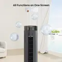 Airmate 42" Tower Fan with Remote Control, DC Motor, TurboSilent,12 Speeds & 3 Modes, Max 12m Wind Distance, 12H Timer, New Arrival image 2