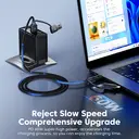 toocki 4 in 1 Charging Cable, Fast Charger USB C to Lightning Cable, Braided USB to USB C Cable, Travel Essential Multi Charging Cable for iPhone 17/16/15/14 Series/Pad/MacBook/Galaxy/Laptops and More image 6