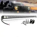 CO LIGHT Barre lumineuse LED double rangée 52 pouces, anti-reflet, pour usage tout-terrain, blanc et ambré, DRL, avec supports latéraux et inférieurs, pour SUV et VTT image 3