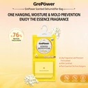 Grepower Hanging Moisture Absorber Bags, Vanilla Scent, 10-Pack, Effectively Prevents Humidity and Condensation, for Closets, Home, Kitchen, Garage, Bedroom, RV, Office, Basement, and More image 2