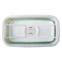 Maison by Premier Collapsible Laundry Basket in Green and White image 2