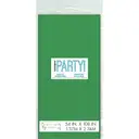 Unique Plastic Table Cover, Green, 1.37 x 2.74m image 2