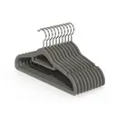 20pack Basics Slim Velvet Non-Slip Suit Hangers, Grey image 0