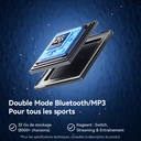 Sanag B33S Écouteurs de natation à conduction osseuse IPX8, 32 go - Bleu image 4