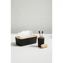 Maison by Premier Modern Black Toothbrush Holder, Sustainable Toothbrush Cup With Divider, Holder For Bathroom Accessories image 0