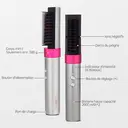 Sunluxy KD382 Brosse lissante ionique Soin capillaire 60 millions d’ions négatifs Plaque en céramique PTC Chauffage rapide 6 réglages de température Batterie au lithium sans fil portable Outil de coiffage maison image 9