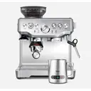 Sage the Barista Express with Temp Control Milk Jug, Manual Bean To Cup Coffee Machine, 16 Grind Setting, PID Temperature Control, Professional Steam Wand, Brushed Stainless Steel - BES875UK image 0