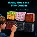 Tokky 108-Piece Magnetic Blocks Mine World Pixel Blocks STEM Montessori Enlightenment Toy Strong Magnetic ABS Safe Material Creative Adventure Building Blocks Color Box Packaging CFD14 image 7