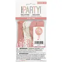 Unique Party Latex 18th Birthday Balloons, Glitz Rose Gold, 30cm, 6 Pack image 1