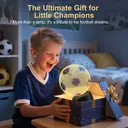 Vivreal 3D LED Illusion Football Night Light with Remote 16 Color with Acrylic Flat & ABS Base & USB Charger, New Year Sale , Top gift picks image 1