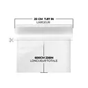 ATSHARK Lot de 2 rouleaux de sacs de mise sous vide - 20 x 600 cm image 1