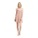 IZURIA v-neck pink suspender dress  L image 2