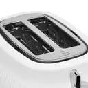 Haden York 2 Slice Toaster, Extra-Wide Slots, Coated Stainless Steel, White - 211255 image 2