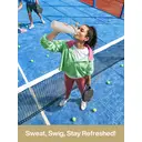 POWCAN by Meoky 26oz Dual-Opening Sports Water Bottle with Carry Handle – Oatmeal image 3